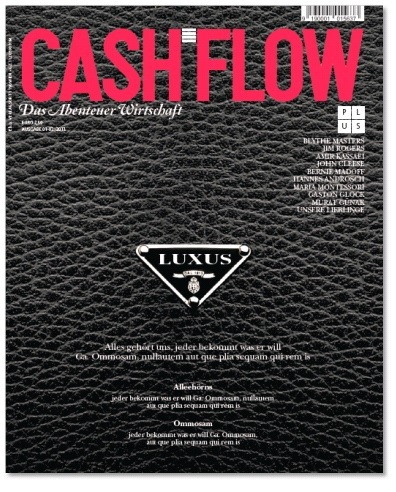 CASH FLOW Luxus (Layout-Cover!) nützen Sie dieses spezielle Umfeld für Ihre hochwertigen Produkte und Dienstleistungen 